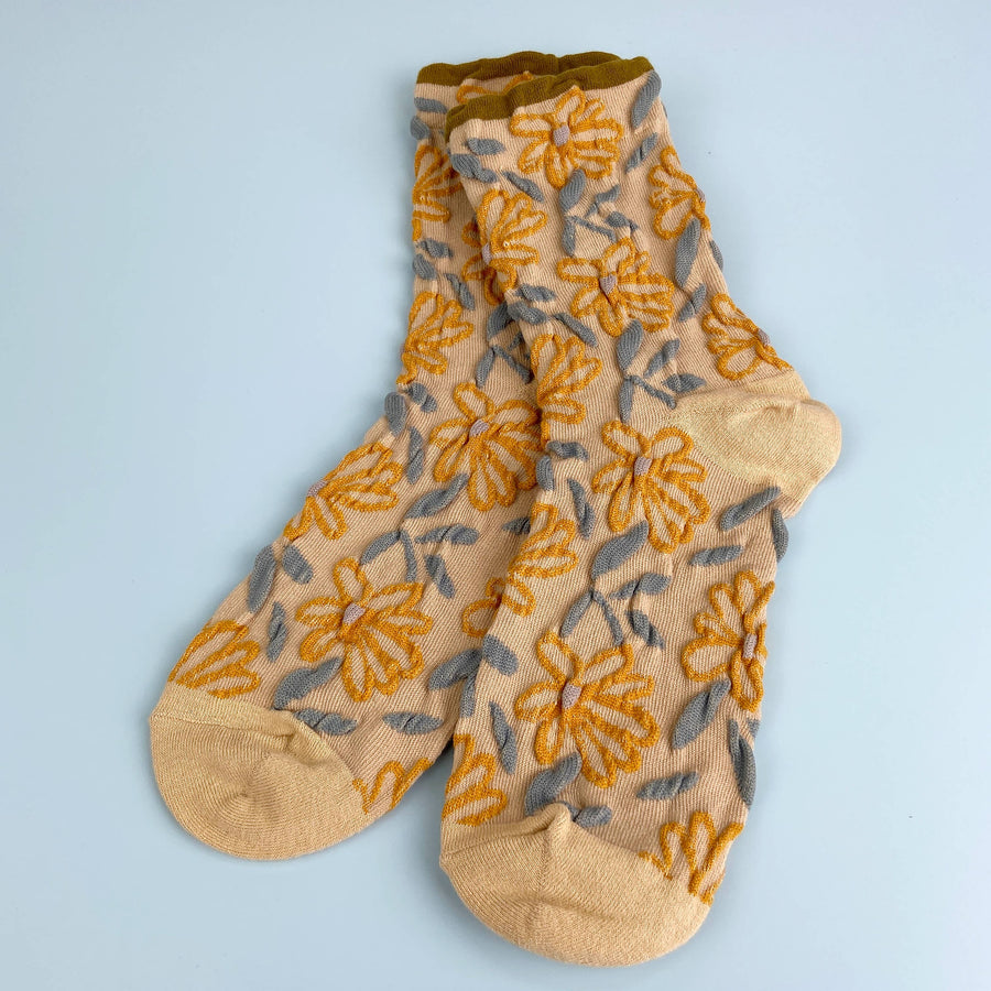 Flower Tube Socks