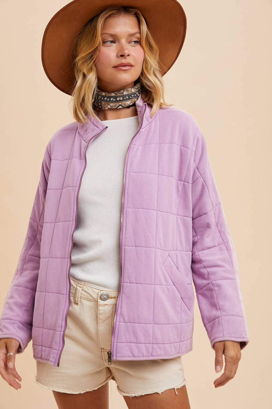 Washed Quilted Jacket