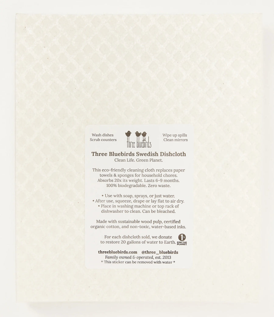 Swedish Dishcloths - Six Stems Rose