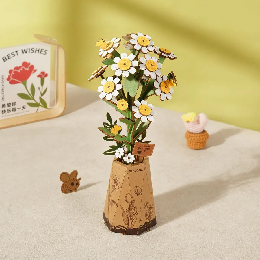 3D Puzzle: Chamomile
