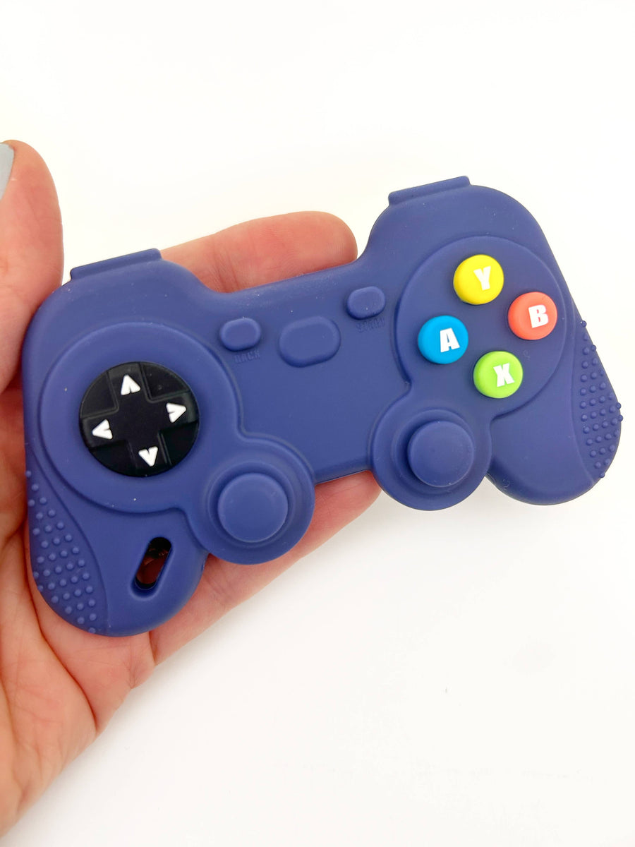 Teether - Game Controller Blue