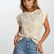 Load image into Gallery viewer, Doe and Rae - Embroidery Muscle Top
