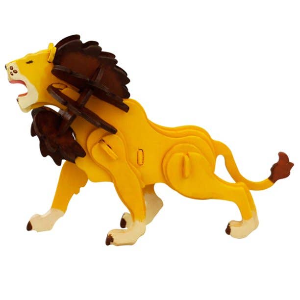 3D Puzzle & Paint: Lion