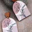 Load image into Gallery viewer, Mia - Floral Print Earrings
