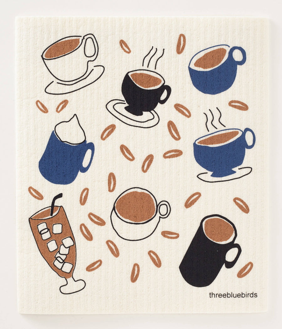 Swedish Dishcloths - Coffee