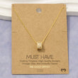 Load image into Gallery viewer, Fame - Cz Ring Necklace
