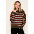 Load image into Gallery viewer, STACCATO - Honeycomb Striped Sweater
