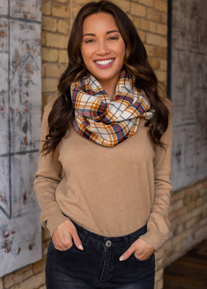 P.A Co. - Plaid Infinity Scarf