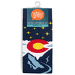 Load image into Gallery viewer, Lavley - The Mountains Are Calling (Colorado) Socks
