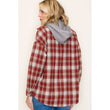 Load image into Gallery viewer, Twofer French Terry Plaid Jacket
