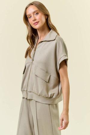 Buttery Soft Brushed Modal Pocket Jacket
