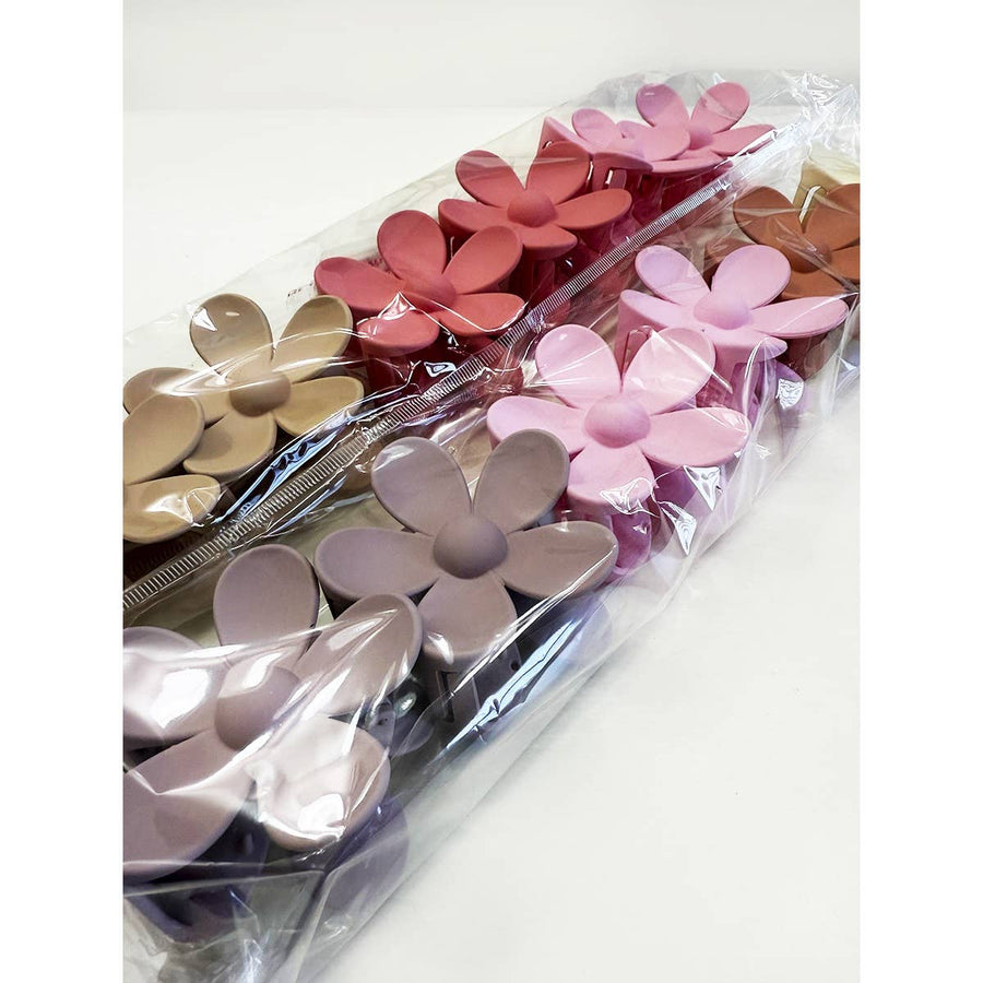 Matte Daisy Hair Clips