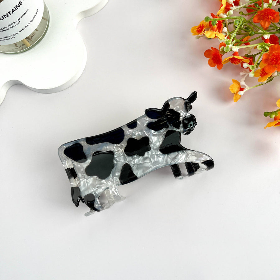 Cow Hair Claw Clip