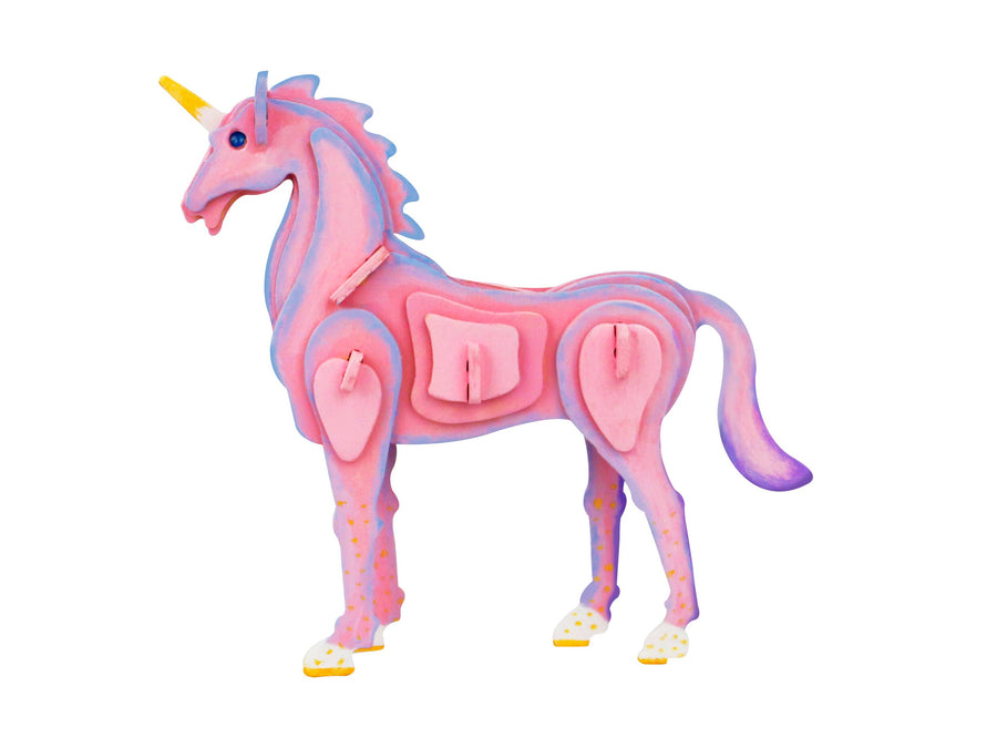3D Puzzle & Paint: Unicorn