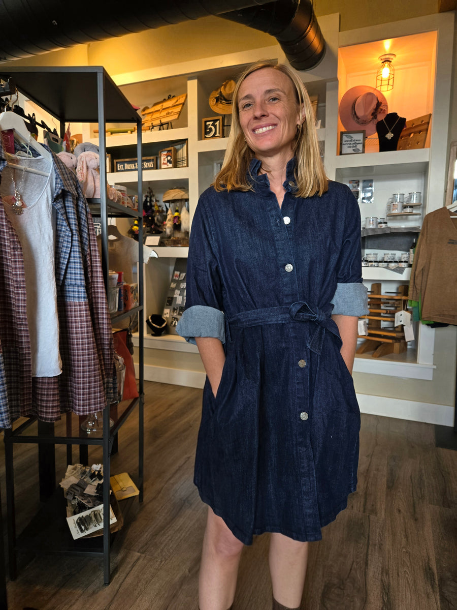 Denim dress