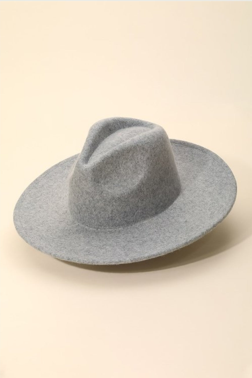 Wide brim felt hats