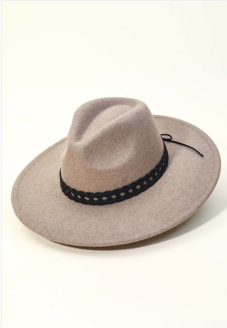 Wide brim felt hats