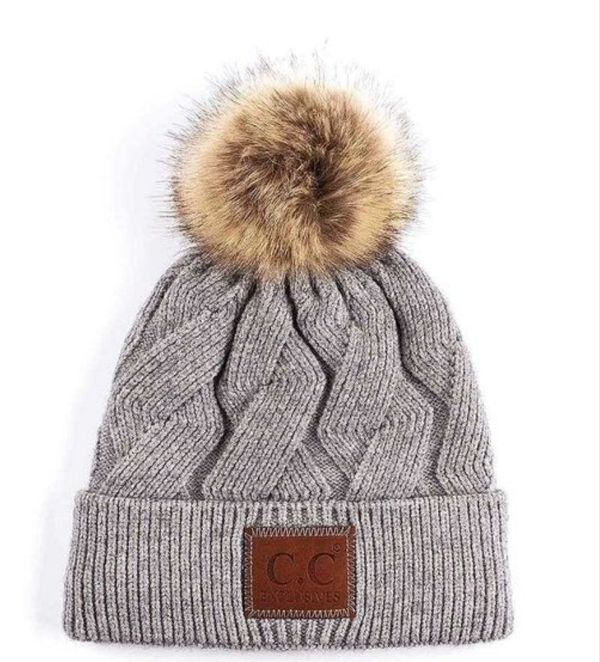 CC Beanies Geometric w/lining