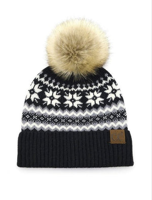 CC Beanies Fair isle print
