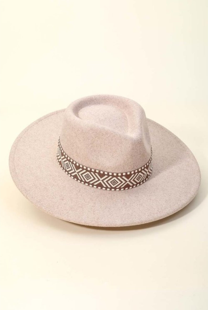 Wide brim felt hats