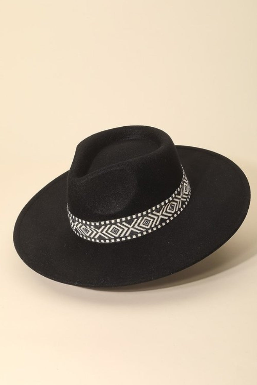 Wide brim felt hats