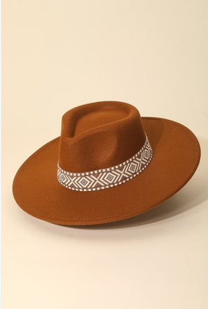 Wide brim felt hats