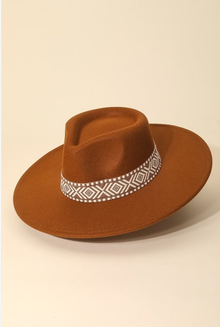 Wide brim felt hats